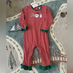 Trotter Street Kids Milk & Cookies Ruffle Romper